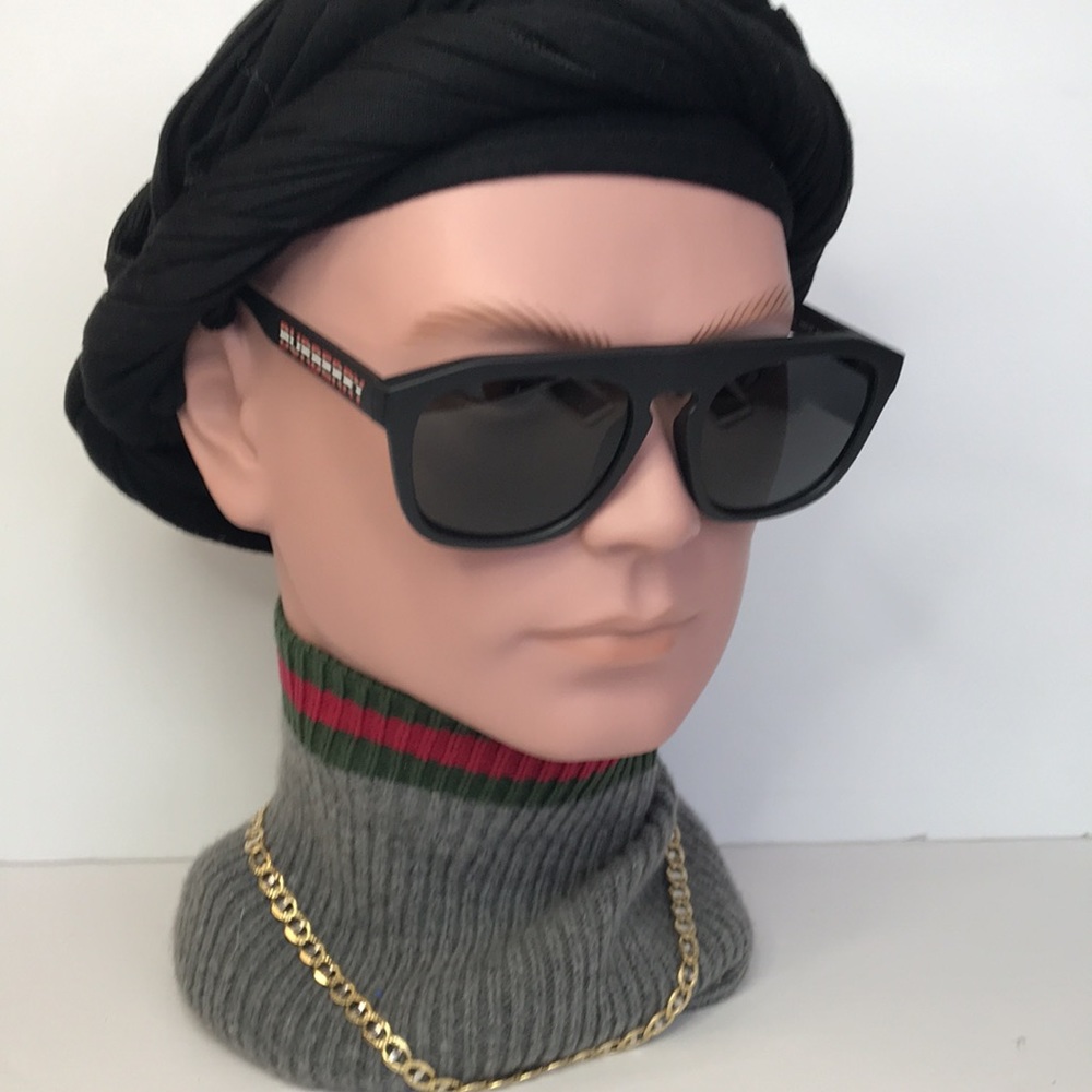 Authentic New Sunglasses Burberry BE 4396 U 346487 Wren Matte Black Dark Grey